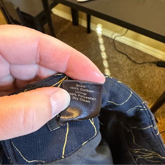 Ann Taylor women’s‎ skirt size 6 black and gold - Picture 6 of 8